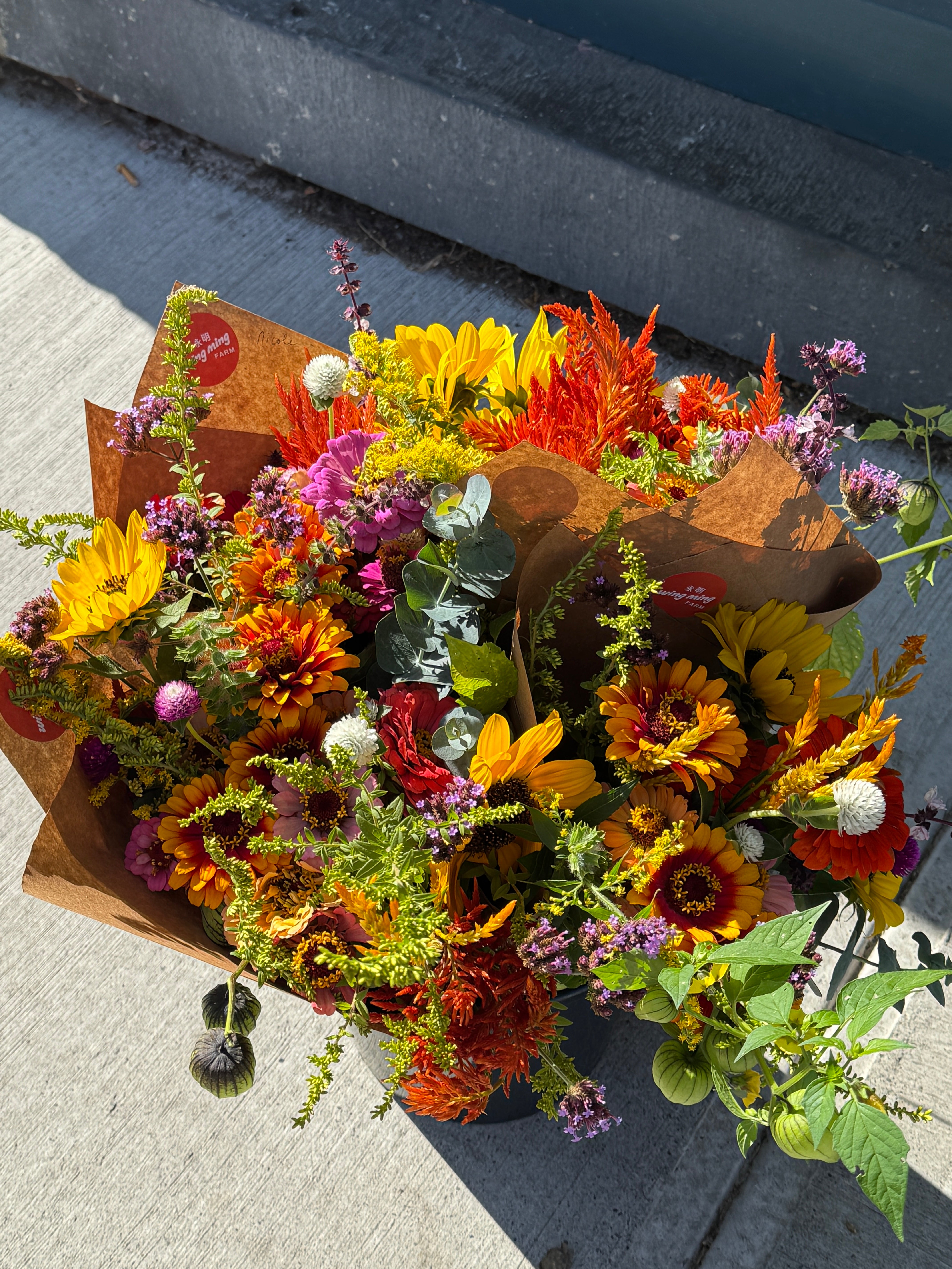 Hudson Valley Flower CSA Delivery | Wing Ming Farm